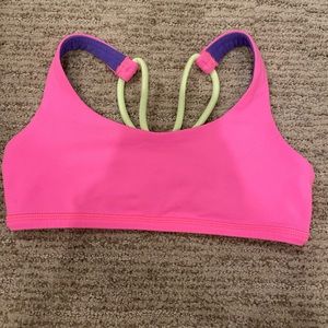 girls pink ivivva sport bra